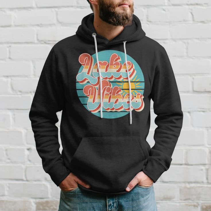 Retro Lake Vibes Summer Hoodie Gifts for Him