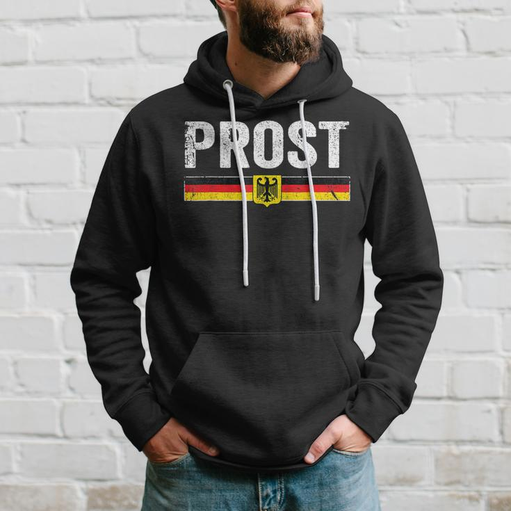 Retro Oktoberfest German Flag Prost Hoodie Gifts for Him