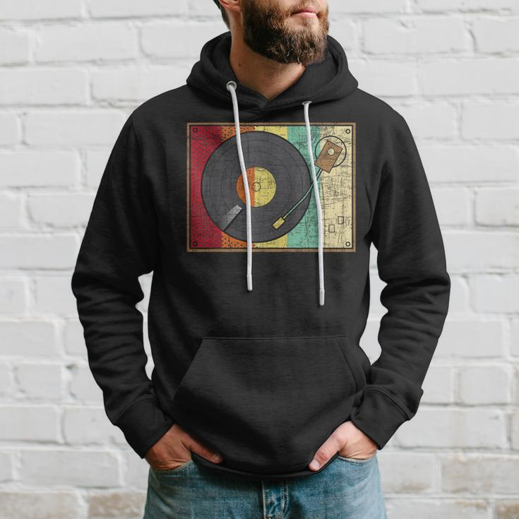 Retro Vintage Vinyl Record Player - Turntable Music Lover Vinyl Funny Gifts Hoodie Gifts for Him