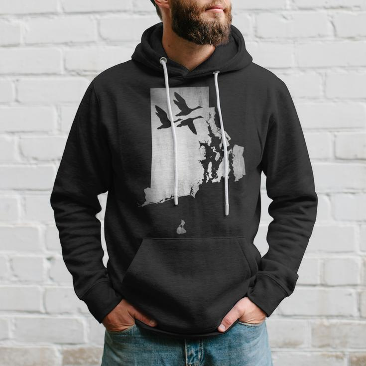 Rhode Island Goose Hunting Hoodie Gifts for Him