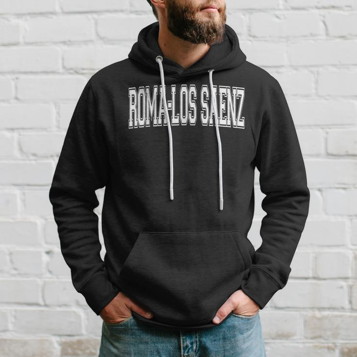 Roma-Los Saenz Tx Texas Usa Vintage Sports Varsity Style Hoodie Gifts for Him