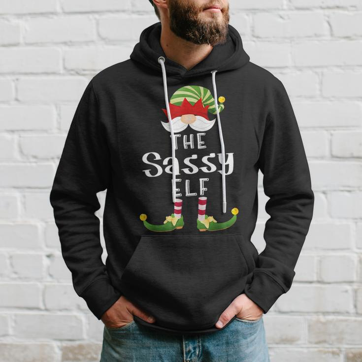 Sassy Elf Group Christmas Pajama Party Hoodie Gifts for Him