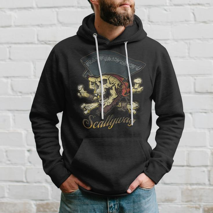 Scallywag Pirate Skull And Crossbones Jolly Roger Jolly Roger Hoodie Gifts for Him