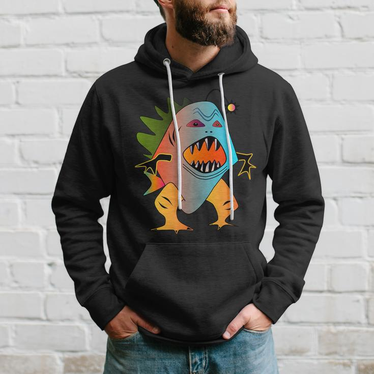 Scary Colorful Fish Sea Monster Creature Graphic Hoodie Gifts for Him