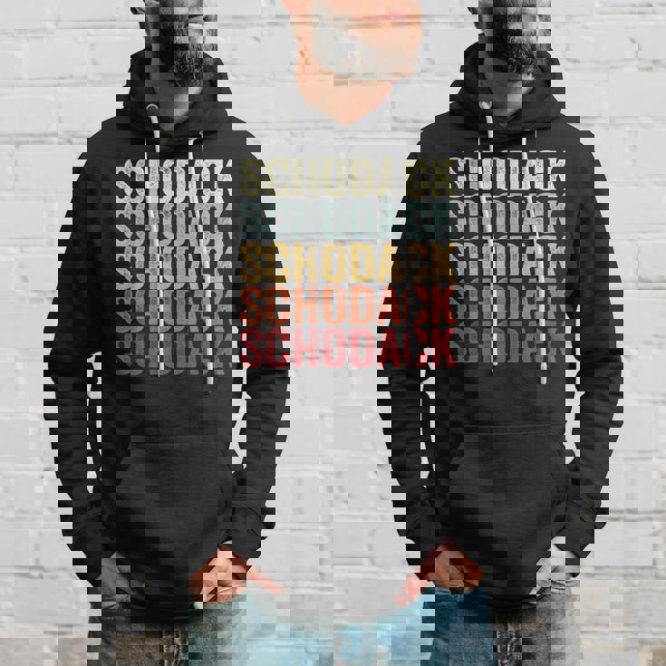 Schodack New York Schodack Ny Retro Vintage Text Hoodie Gifts for Him