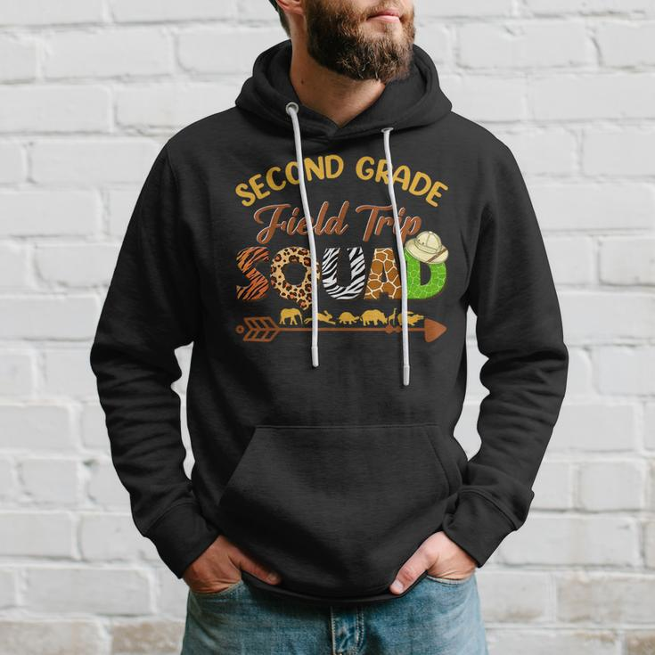 Second Grade Students School Zoo Field Trip Squad Matching Hoodie Gifts for Him