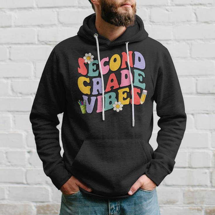 Second Grade Vibes Back To School 2Nd Grade Team 1St Day Hoodie Gifts for Him