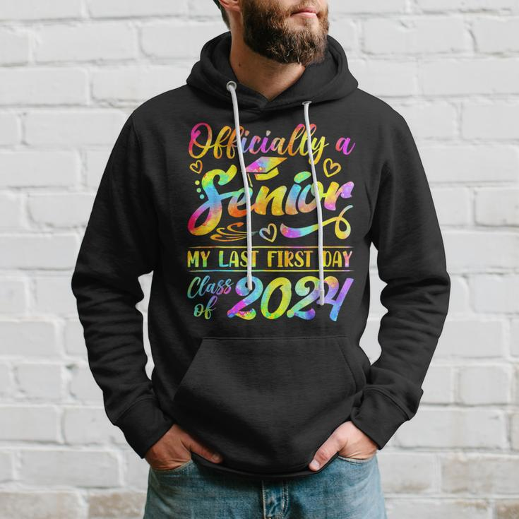 Senior Year 2024 Graduation Class Of 2024 My Last First Day Hoodie Gifts for Him
