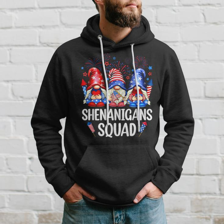 Shenanigans Squad Gnomes Usa Independence Day 4Th Of July Hoodie Gifts for Him