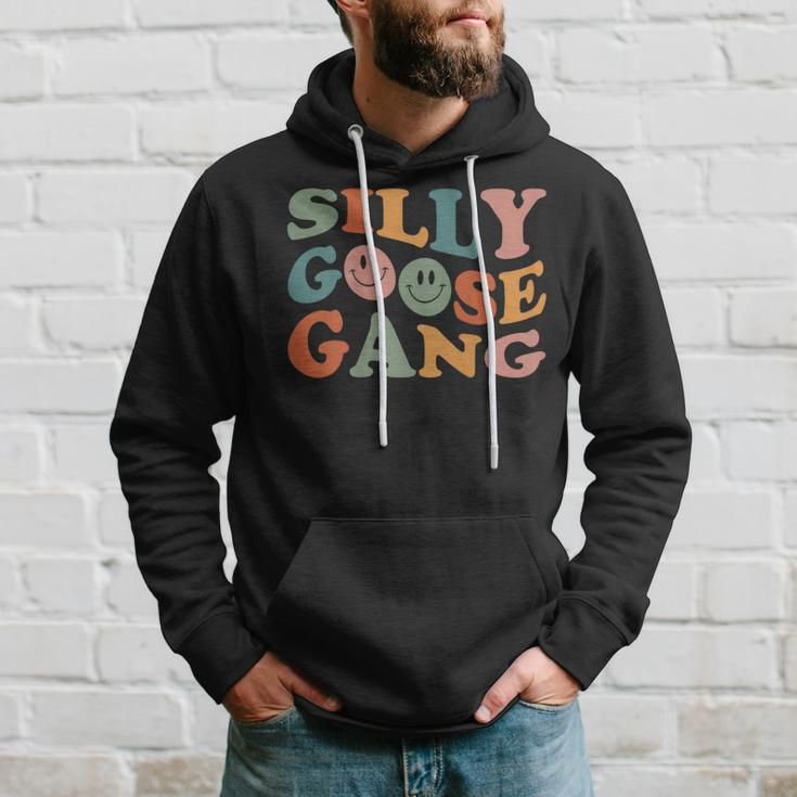 Silly Goose Gang Silly Goose Meme Smile Face Trendy Costume Hoodie Gifts for Him