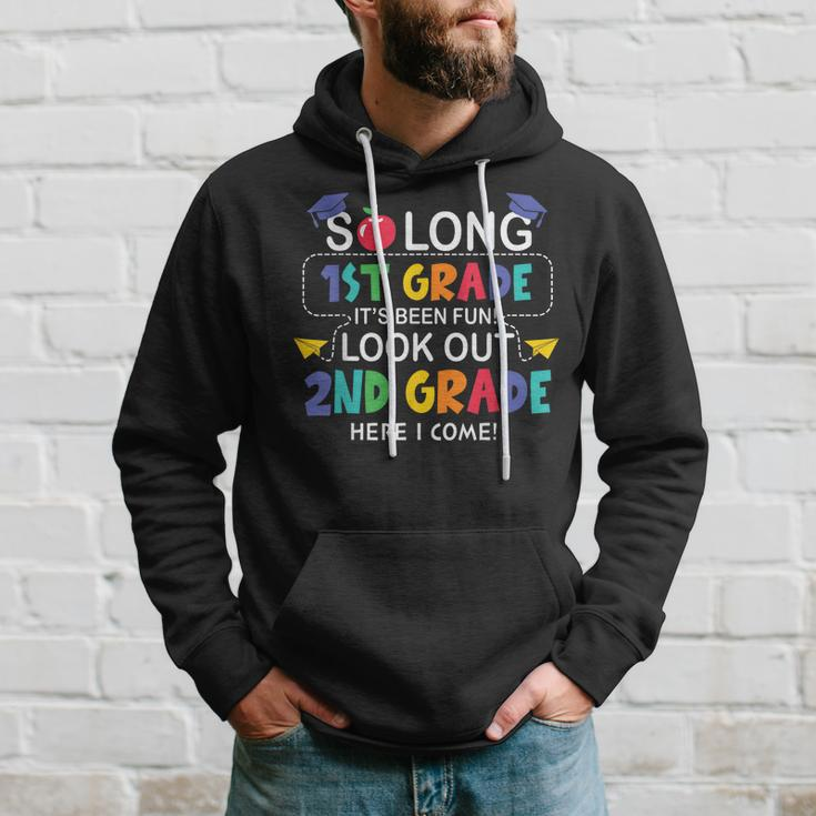So Long 1St Grade 2Nd Grade Here I Come Back To School Hoodie Gifts for Him