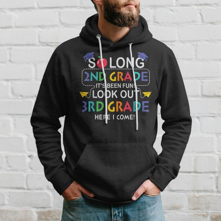 So Long 2Nd Grade Hello 3Rd Grade Second Grade Graduation Hoodie Gifts for Him