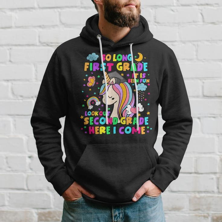So Long First Grade Second Grade Here I Come Back To School Hoodie Gifts for Him