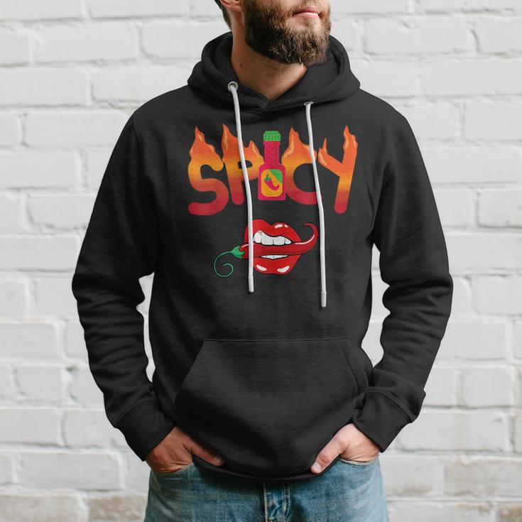 Spicy Cute Funny Hot Sauce Hoodie Gifts for Him