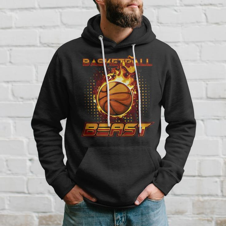 Sports Athletic Motivational Basketball Beast Hoodie Gifts for Him
