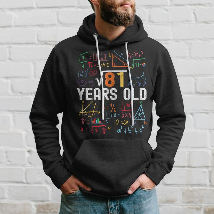 Square Root Of 81 9Th Birthday 9 Years Old Birthday Hoodie Gifts for Him