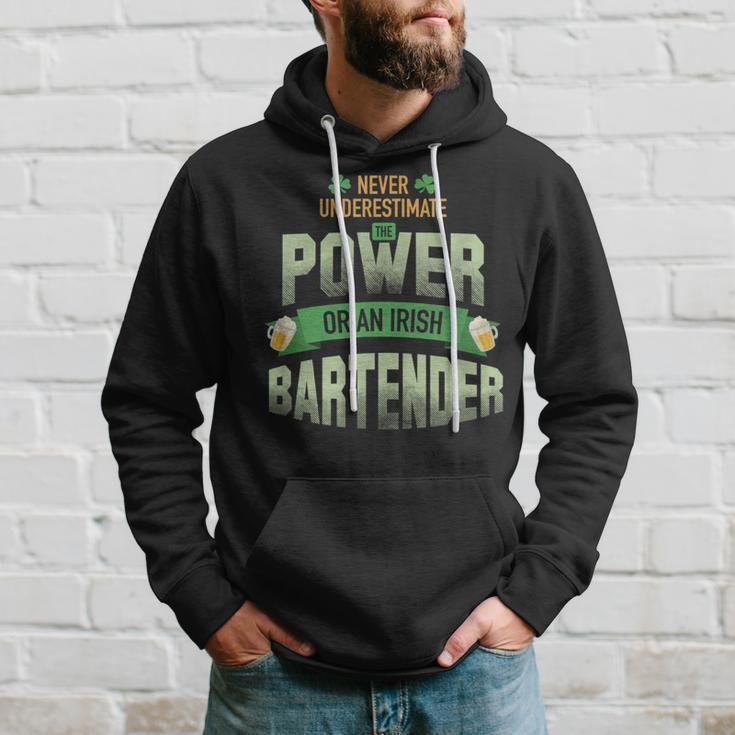 St Patrick's Day Bartender Ideas Never Underestimate Hoodie Gifts for Him