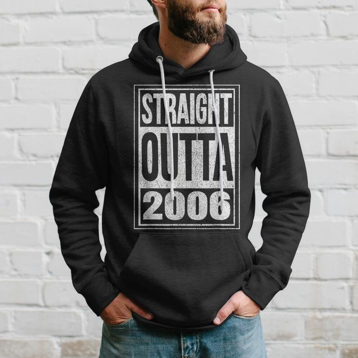 Straight Outta 2006 Funny 14Th Birthday Celebration Apparel Hoodie Gifts for Him