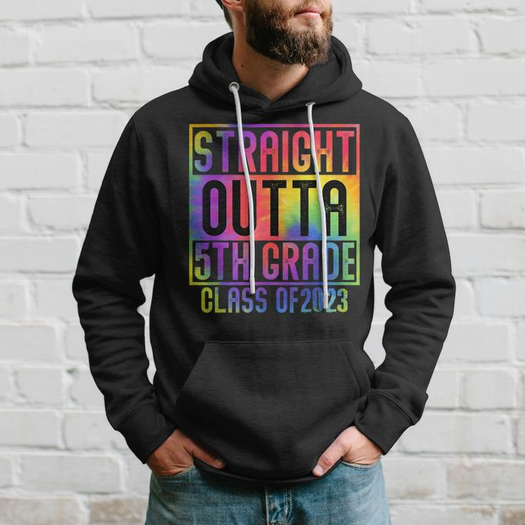 Straight Outta 5Th Grade Class Of 2023 Graduation Tie Dye Hoodie Gifts for Him