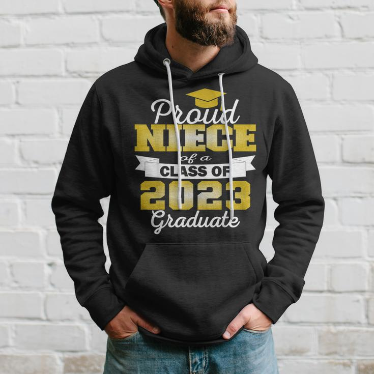 Super Proud Niece Of 2023 Graduate Awesome Family College Hoodie Gifts for Him