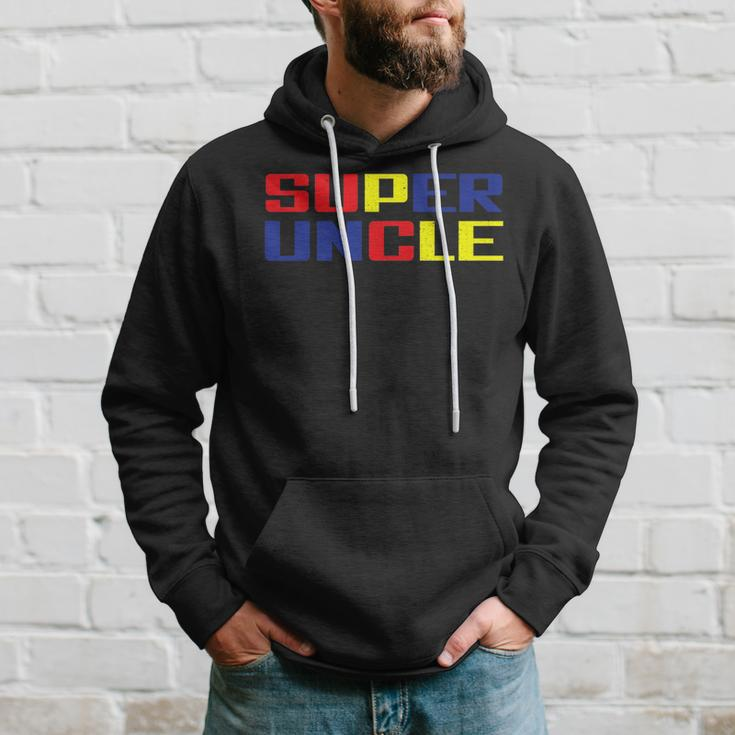 Super Uncle Worlds Best Uncle Ever Awesome Cool Uncle Hoodie Gifts for Him