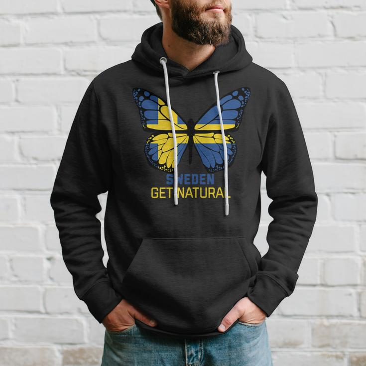 Sweden Buttlerfly Flag Hoodie Gifts for Him
