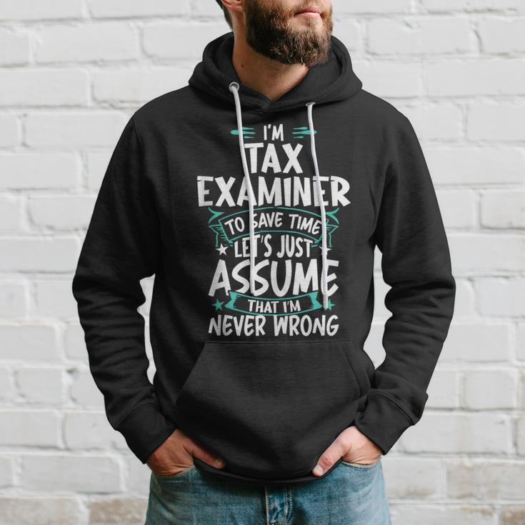 Tax Examiner Never Wrong Hoodie Gifts for Him