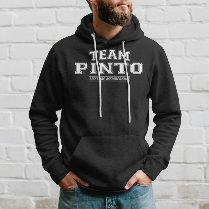 Team Pinto | Proud Family Surname Last Name Gift Hoodie Gifts for Him