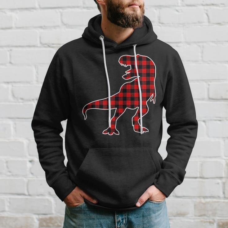 Th Dinosaur Red Buffalo Plaid Costume Dinosaur Lover Gift Gifts For Buffalo Lovers Funny Gifts Hoodie Gifts for Him