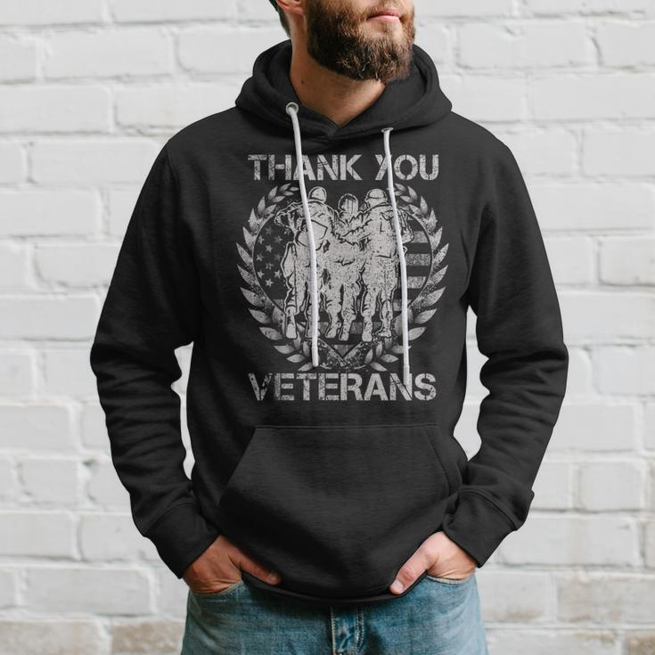 Thank You For Your Service Veteran Memorial Day Military Hoodie Gifts for Him