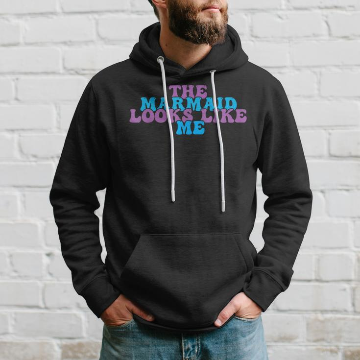 The Mermaid Looks Like Me Black Girl Quote Groovy Hoodie Gifts for Him