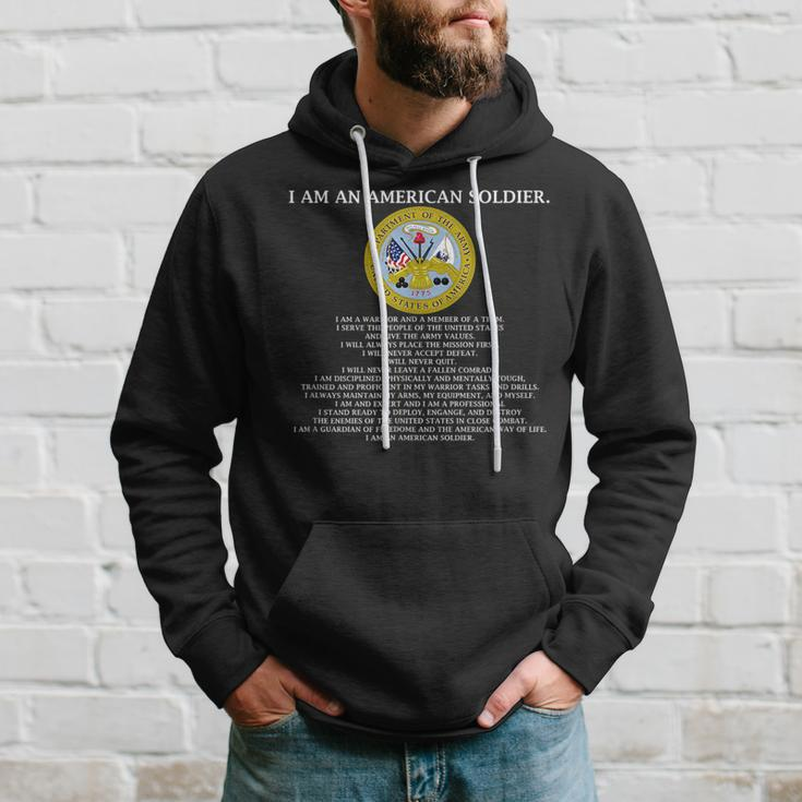The Soldiers Creed - Us Army Hoodie Gifts for Him