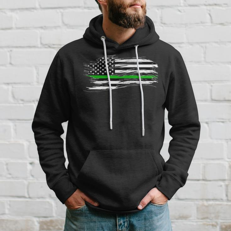 The Thin Green Line Federal Agents Game Wardens Pride Honor Hoodie Gifts for Him