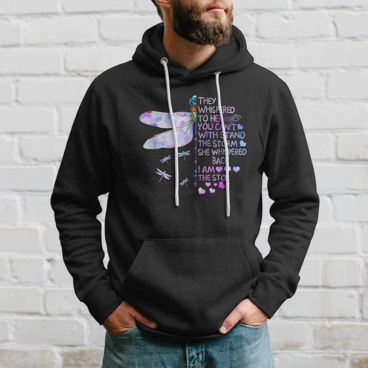 They Whispered To Her You Cant With Stand The Storm Hoodie Gifts for Him