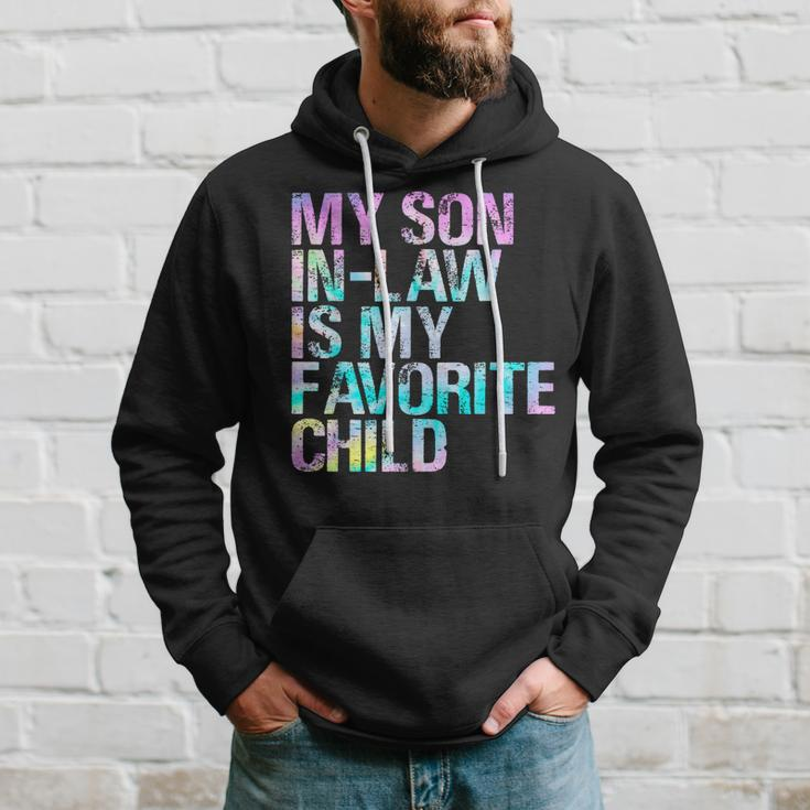 Tie Dye For Son In Low My Son In Law Is My Favorite Child Hoodie Gifts for Him