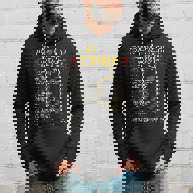 Top 10 Rules Of Taurus Zodiac Birthday Hoodie Gifts for Him Top 10 Rules Of Taurus Zodiac Birthday Hoodie Gifts for Him