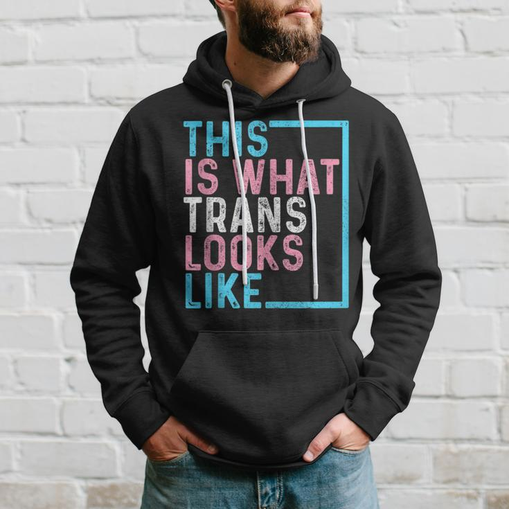 Transgender Pride Flag Lgbtq This Is What Trans Looks Like Hoodie Gifts for Him