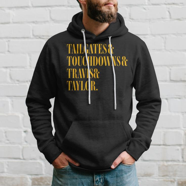 Travis & Taylor Kansas City Football Hoodie Gifts for Him