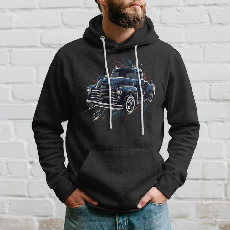 Truck Vintage Old Classic School American Pickup Retro Farm Hoodie Gifts for Him