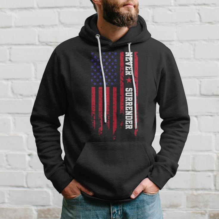 Trump Never Surrender 2024 Support Trump Hoodie Gifts for Him