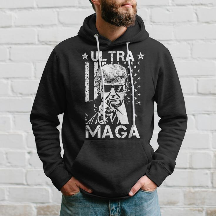 Ultra Maga Funny Great Maga King Pro Trump King Funny Gifts Hoodie Gifts for Him