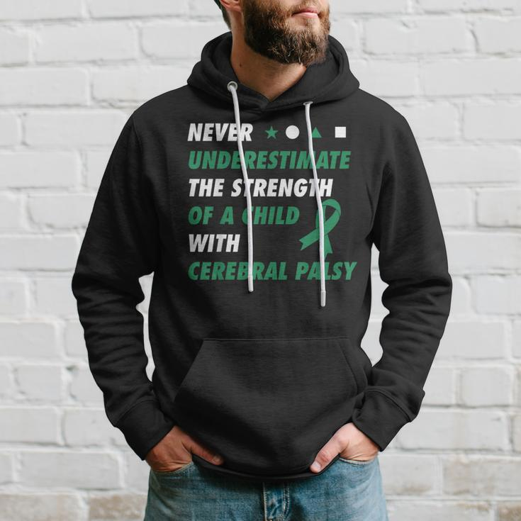 Never Underestimate A Child With Cerebral Palsy Hoodie Gifts for Him