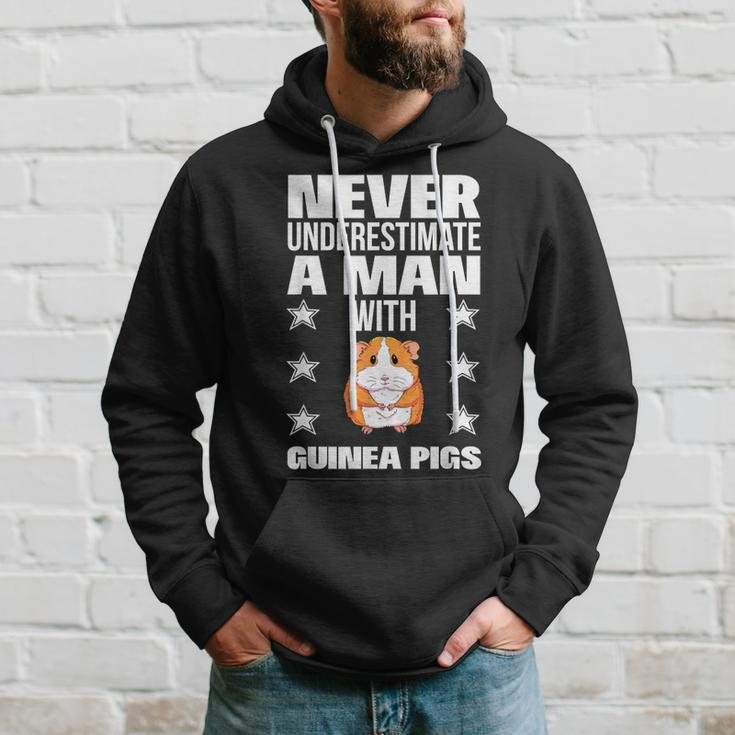 Never Underestimate A Man With Guinea Pigs Hoodie Gifts for Him