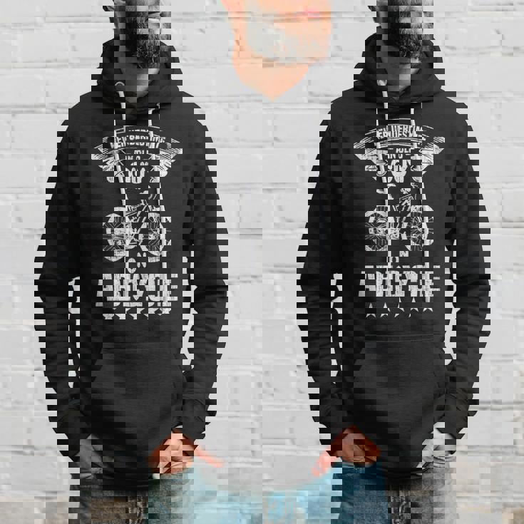 Never Underestimate An Old Guy On A Bicycle Bike Lover Hoodie Gifts for Him