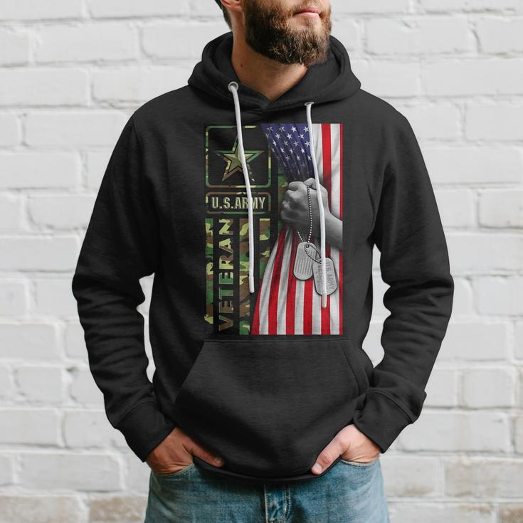 United States Army Veteran Flag Soldier Military Us Army Hoodie Gifts for Him