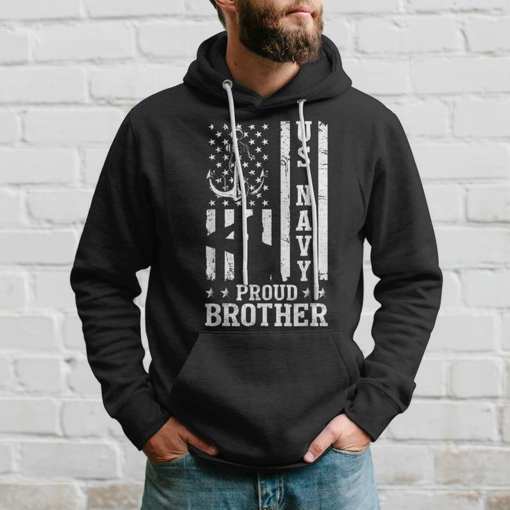 Us Military Proud Navy Brother Veteran Hoodie Gifts for Him