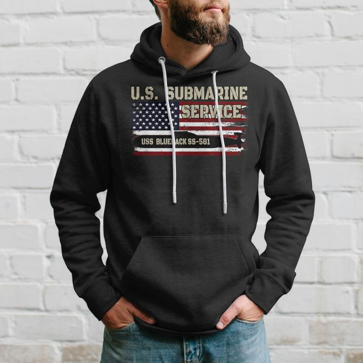 Uss Blueback Ss-581 Submarine Veterans Day Father's Day Hoodie Gifts for Him