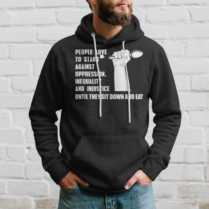 Vegan Quote For A Vegetarian Animal Rights Activists Hoodie Gifts for Him
