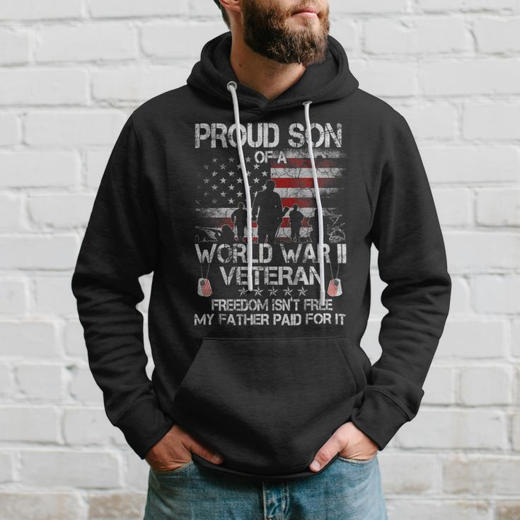 Veteran Vets Ww 2 Military Shirt Proud Son Of A Wwii Veterans Hoodie Gifts for Him