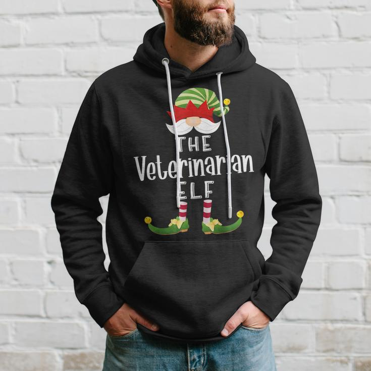 Veterinarian Elf Group Christmas Pajama Party Hoodie Gifts for Him